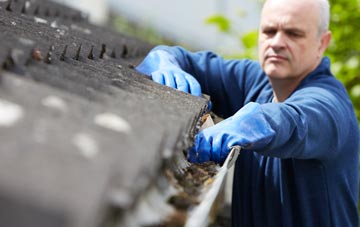 cleaning and inspecting Tithe Barn Hillock roofs